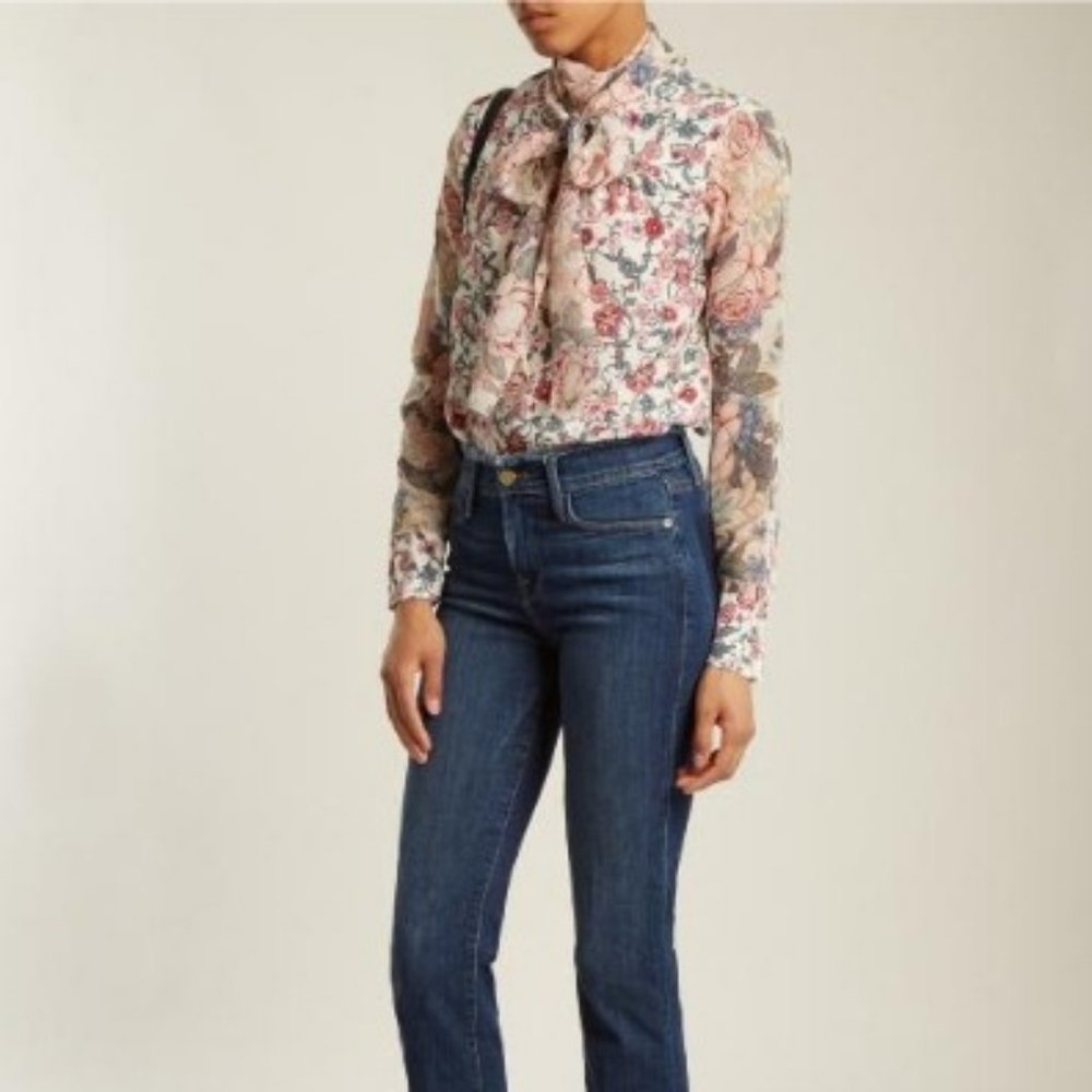 Georgia's Garden Silk Blouse
